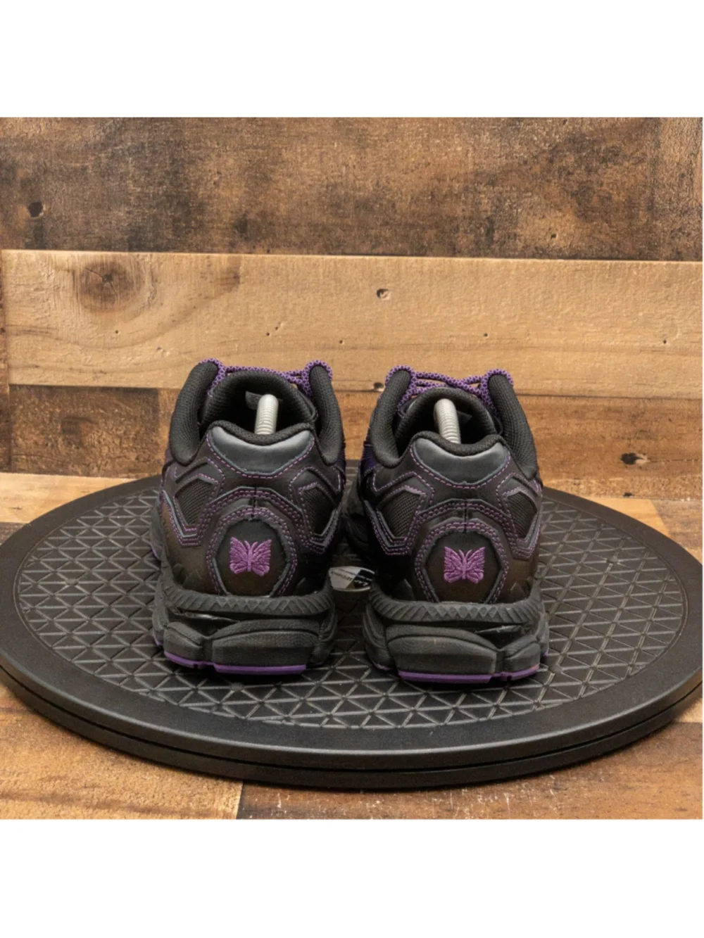 ASICS X NEEDLES GEL NYC BLACK PURPLE 1201B008-001 MENS RUNNING SHOES SIZE 9